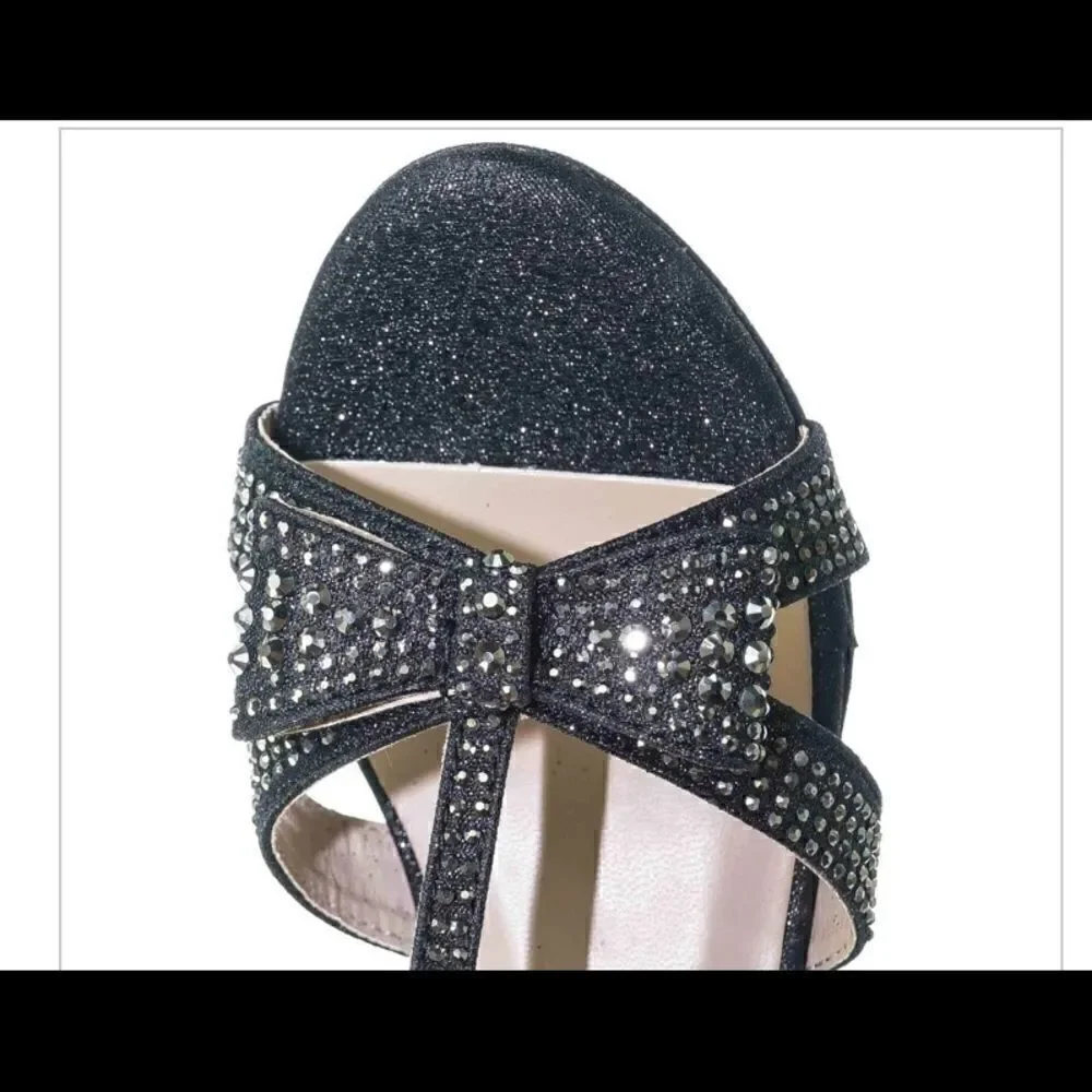 💥Forever Link fantastic Girls Rhinestone Sandals
